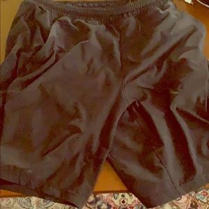 Lulu Lemon black lined shorts